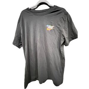 Nike Graphic T Shirt XL Black Pug Dog Sunglasses Surf Tee Cotton Mens